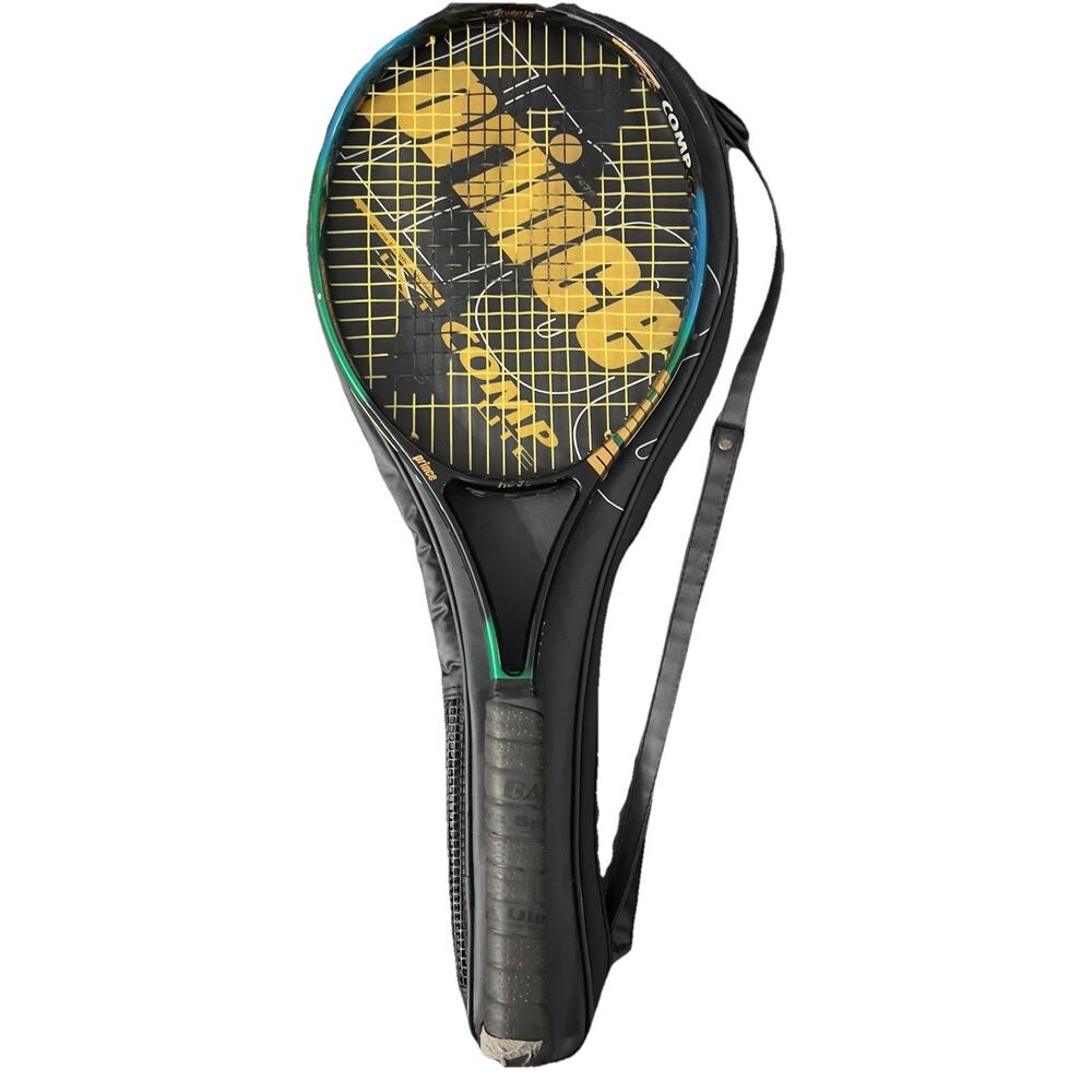Vtg Prince XLT Comp Lite Tennis Racquet 4 3/8 NOS w/ Cover Case 107 in2 1996